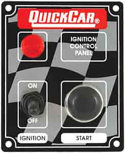 Ignition Control Panel Includes Ignition Switch, Starter Button & Pilot Light Height: 4-1/4"