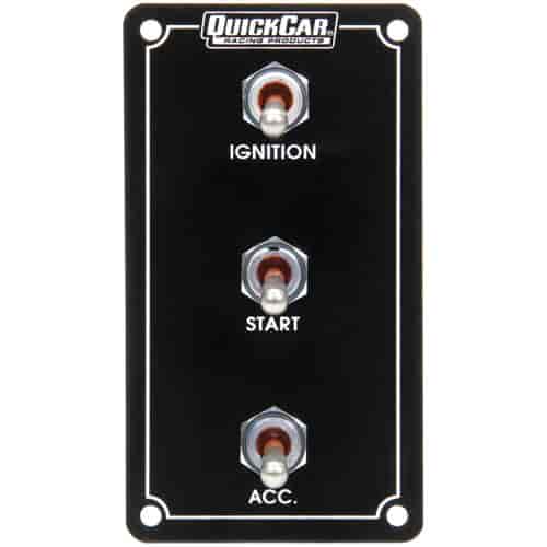 ICP Weatherproof 3 Switch Vert. Dual Ignition Weatherpacked