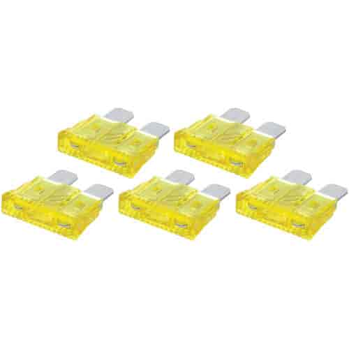 20 Amp ATC Fuse Yellow 5 pack