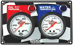 QuickCar 2-Gauge Panel Oil Pressure