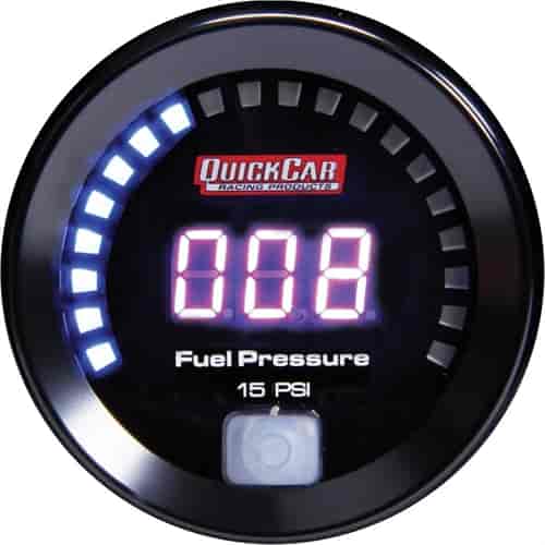 Digital Fuel Pressure Gauge 0-15 PSI 2-1/16