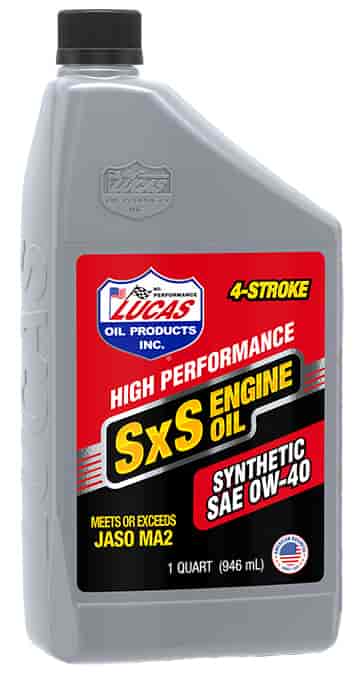 0W40 High-Performance Synthetic SxS Engine Oil - 1