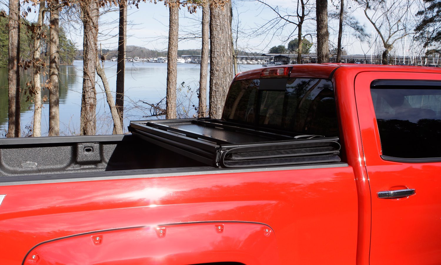 HARD FOLD TONNEAU 2007-2013 CHEVROLET SILVERADO 1500 5.8 BED;FLEETSIDE