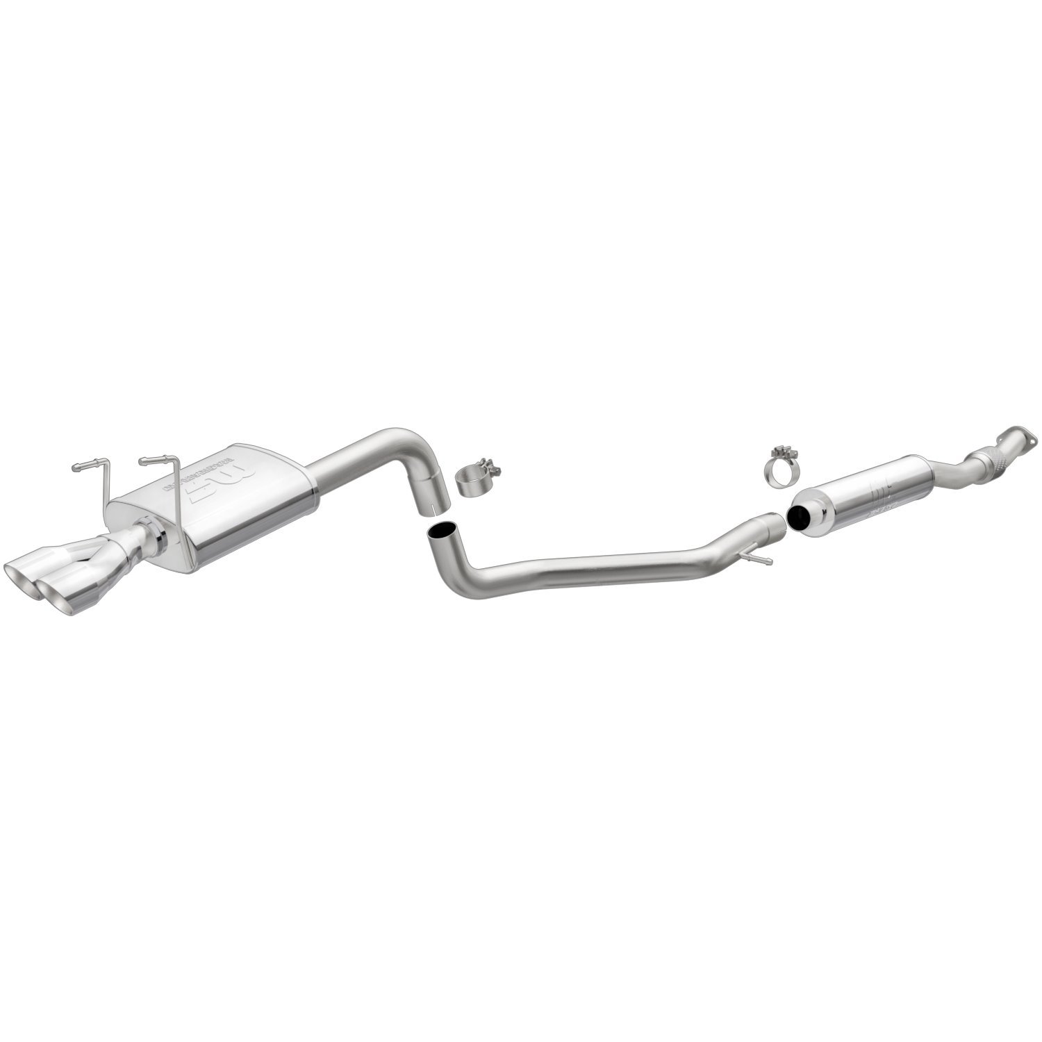Cat-Back Exhaust System 2012-2019 Fiat 500 1.4L L4 (Excludes Turbo)