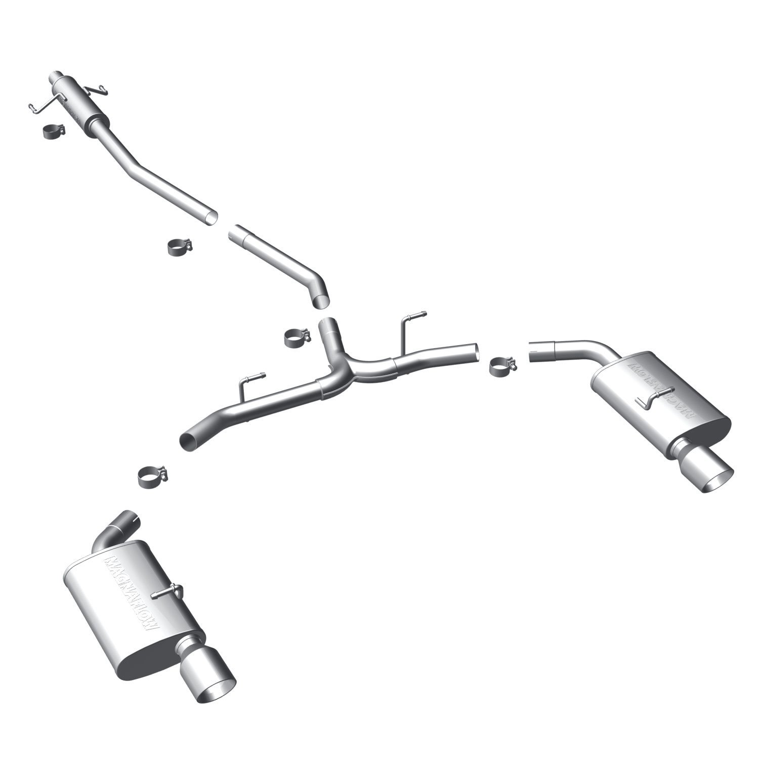 Cat-Back Exhaust System 2007-12 Ford Fusion AWD 3.0L/3.5L