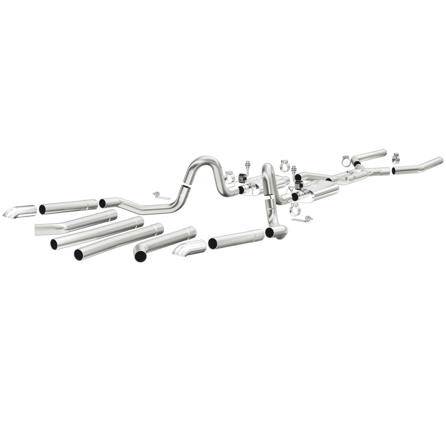 Street Series Crossmember-Back Exhaust System 1968-72 Buick