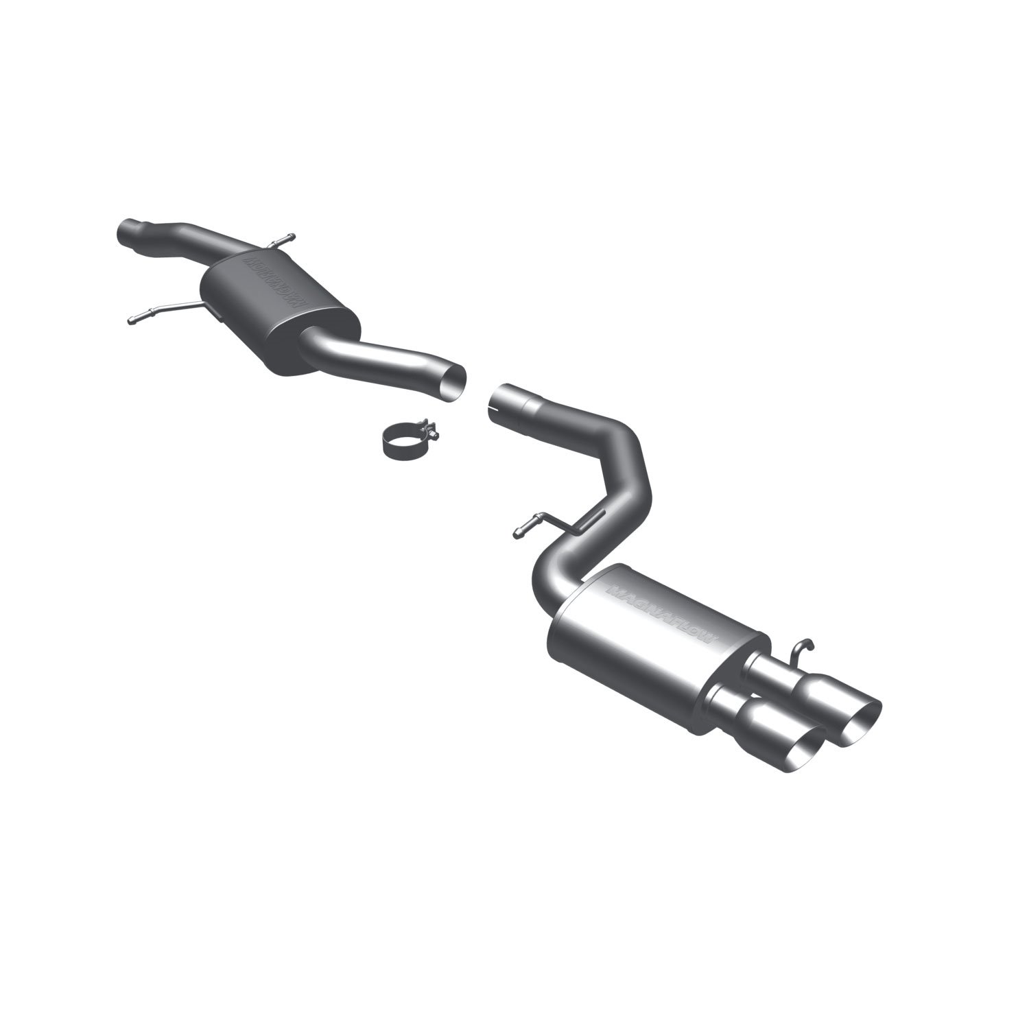 Touring Series Cat-Back Exhaust System 2010-14 Audi A5 Quattro 2.0L L4