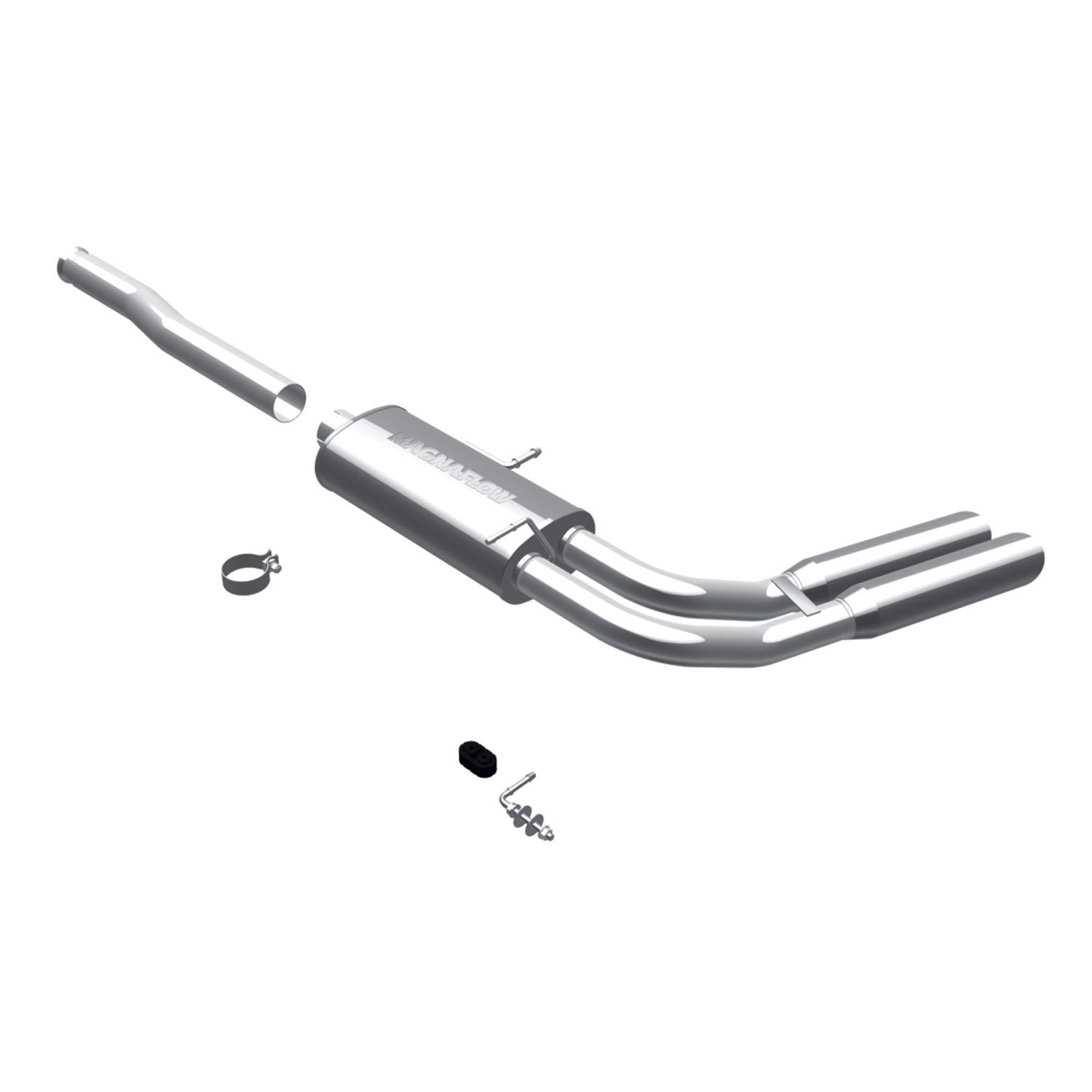 MF Series Cat-Back Exhaust System 2009 Silverado/Sierra 1500 4.8L/5.3L/6.0L