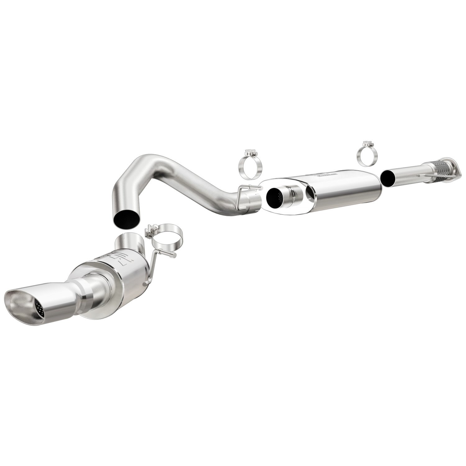 MF Series Cat-Back Exhaust System 2007-2008 Cadillac Escalade, GMC Yukon Denali 6.2L