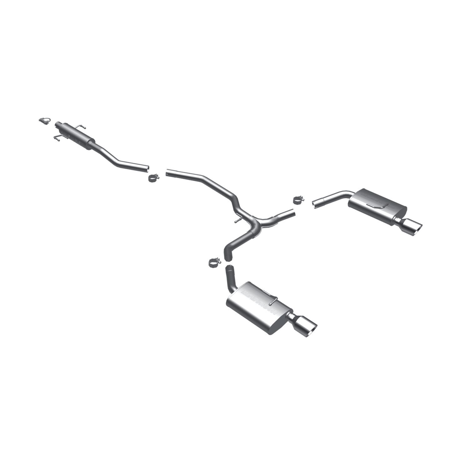Cat-Back Exhaust System 2006-12 Ford Fusion 3.0L