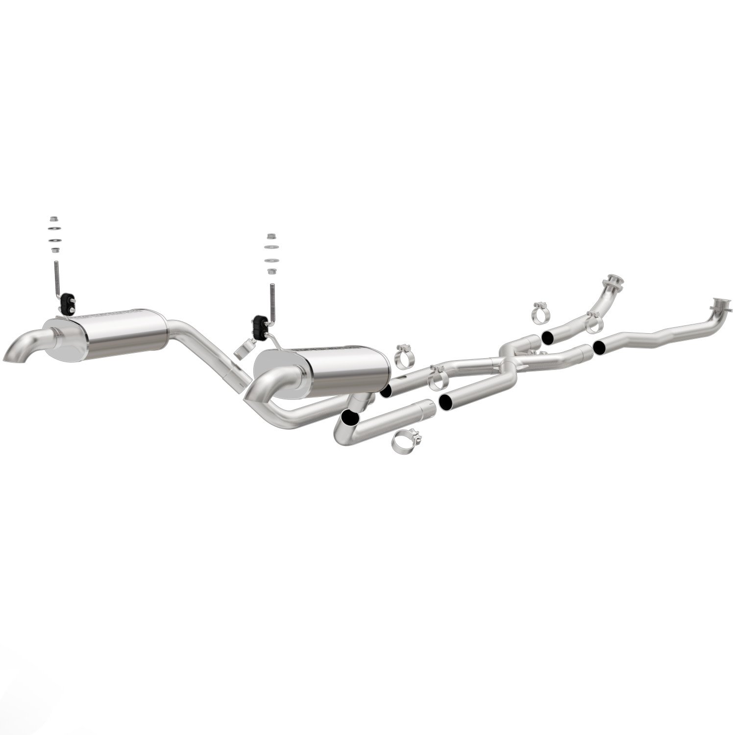 Street Series Crossmember-Back Exhaust System 1974 Corvette 454 V8 7.4L