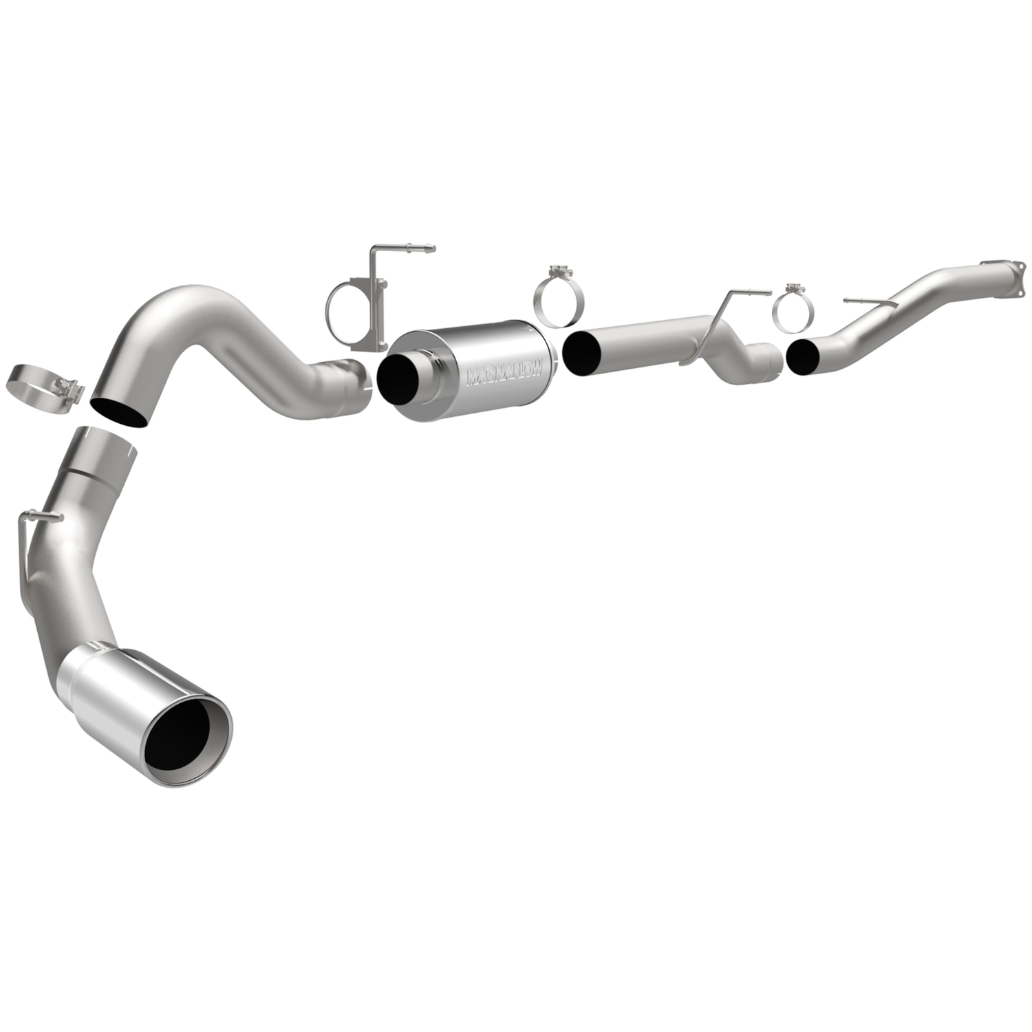 Performance Cat-Back Exhaust System 2001-2005 Silverado/Sierra 3500 6.6L V8 Diesel