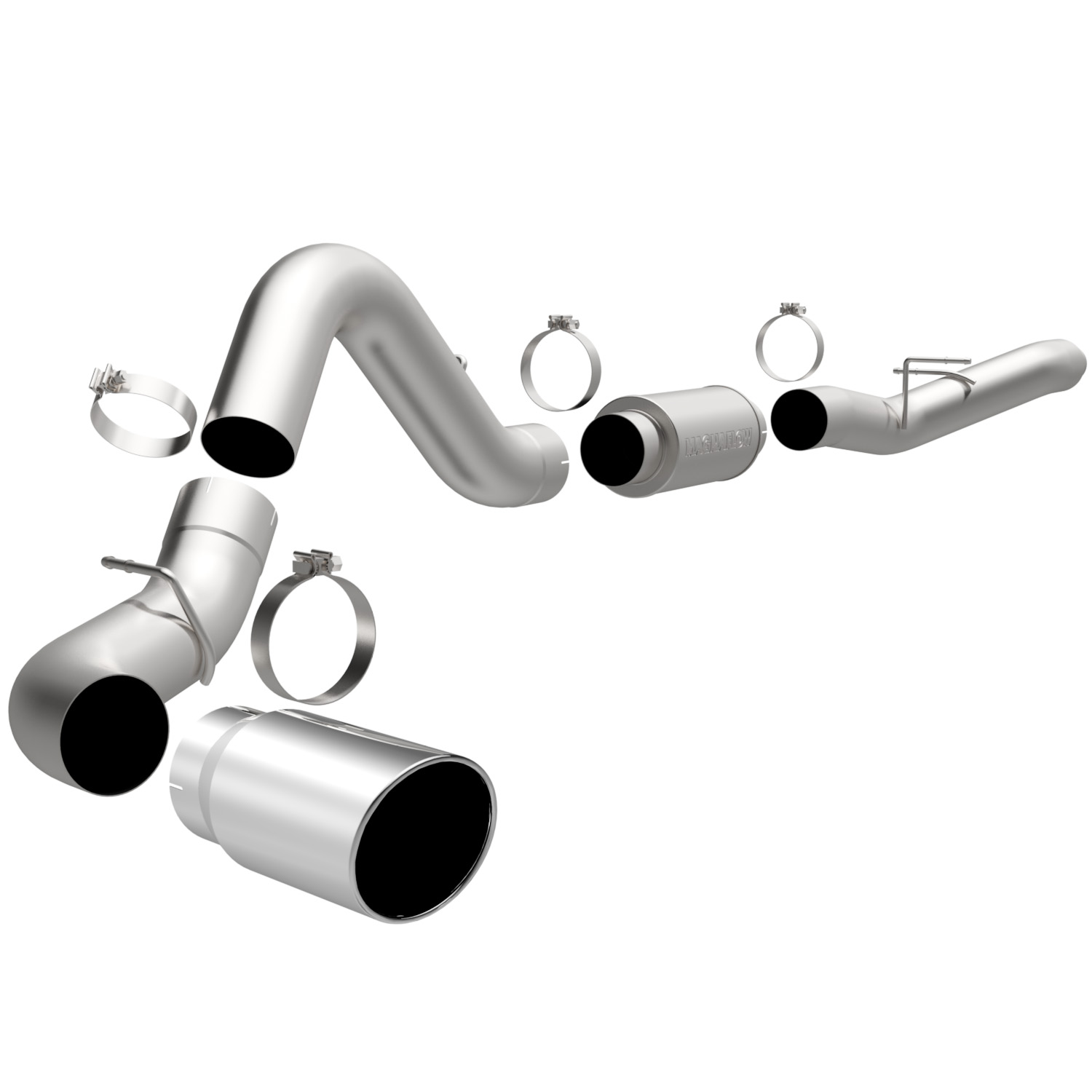 XL Performance Cat-Back Exhaust System 2006-2007 Silverado/Sierra 2500HD/3500 6.6L V8 Diesel