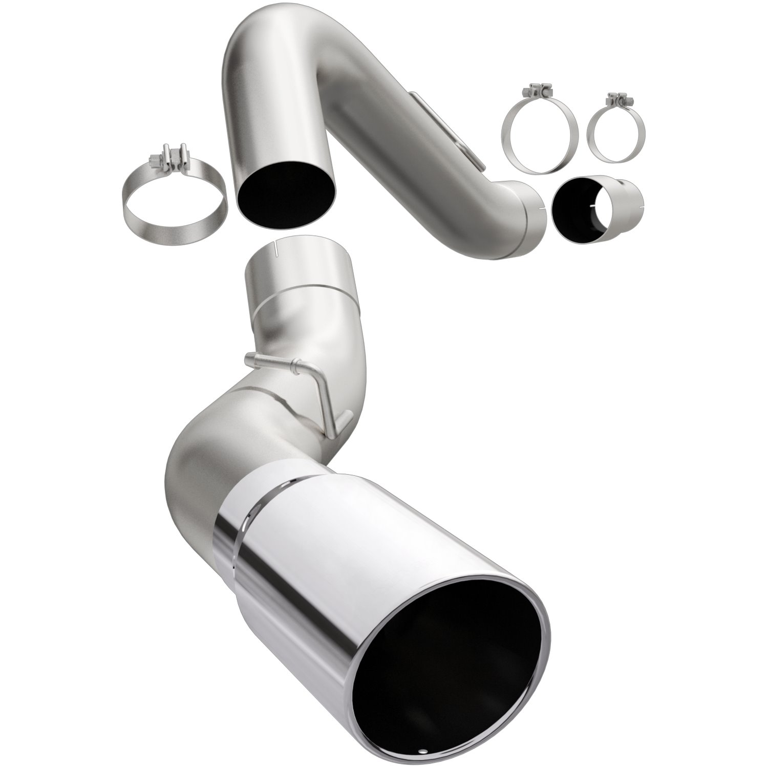 Aluminized Pro Filter-Back Exhaust System 2014 Silverado/Sierra 2500HD/3500 6.6L Diesel