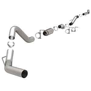 Aluminized Pro Turbo-Back Exhaust System 2001-07 GM 2500HD/3500 6.6L Diesel