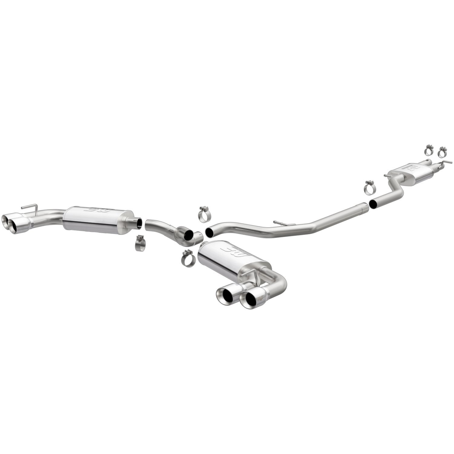 Street Series Cat-Back Exhaust System Fits Select Chevy