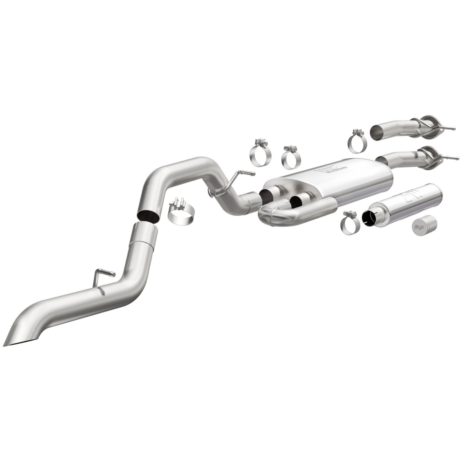 19569 Overland Series Cat-Back Exhaust System fits 2015-2022 Chevy Colorado, GMC Canyon 3.6L V6