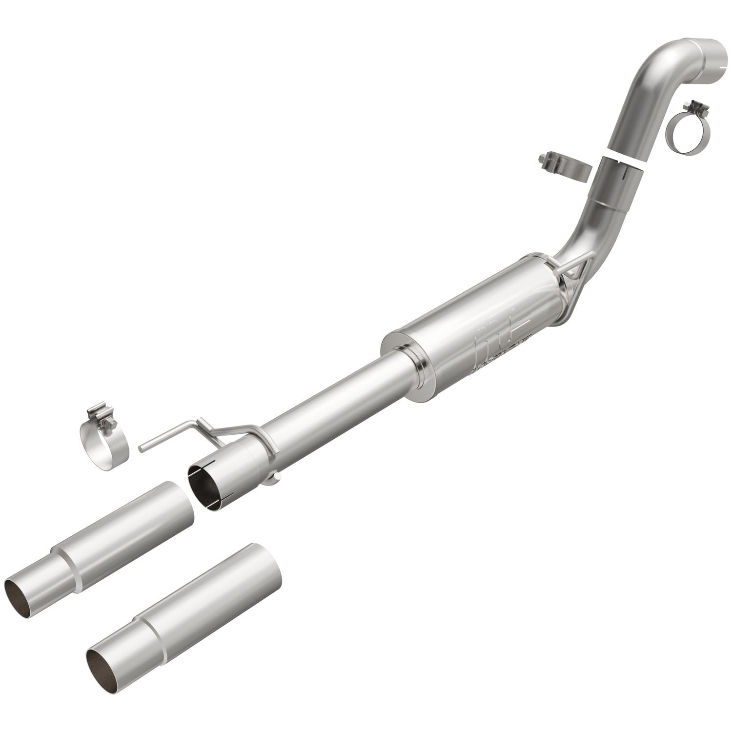 2015-2022 Ford F-150 D-Fit Performance Exhaust Muffler Replacement Kit With Muffler