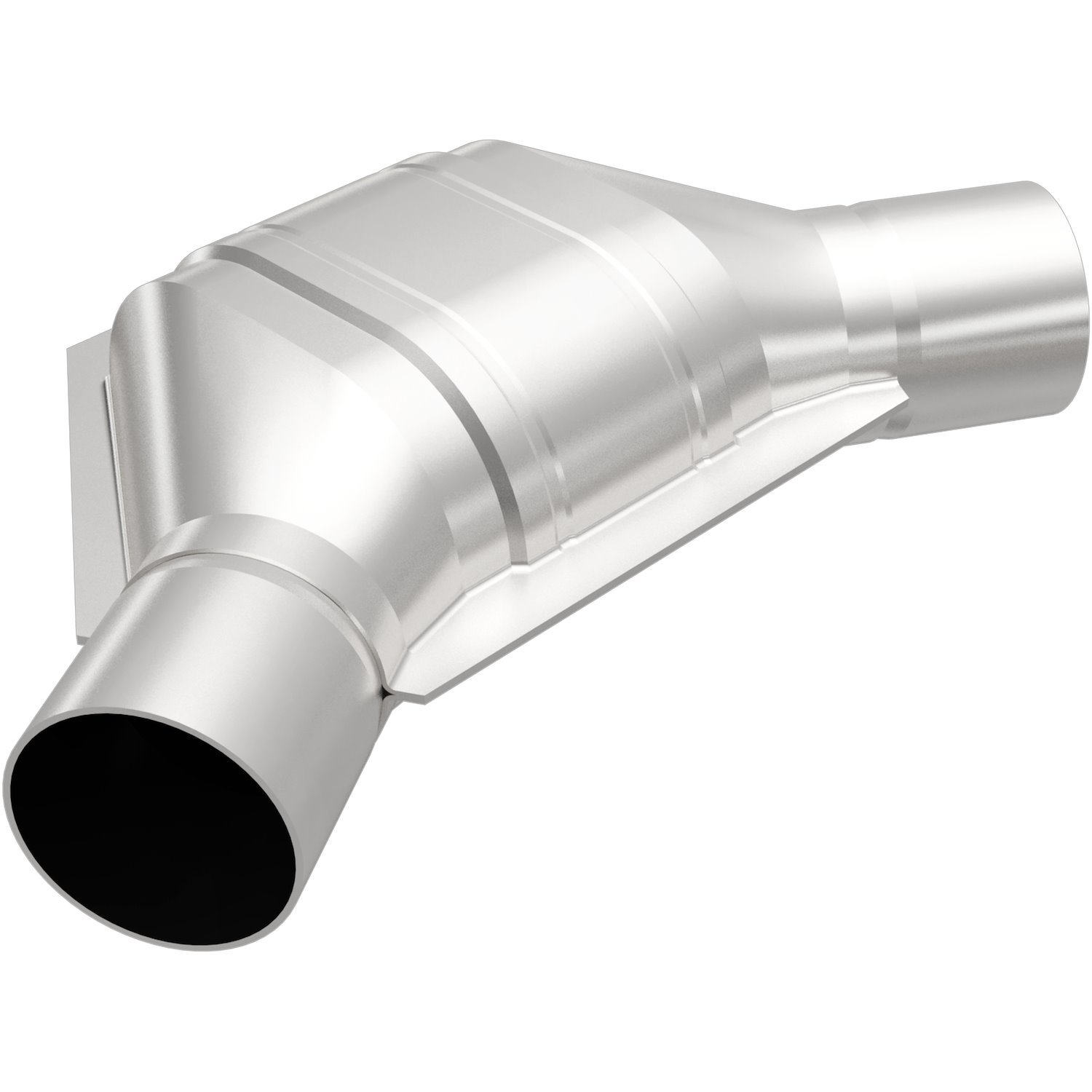 Pre OBD-II Universal Catalytic Converter Body Shape: Angled Oval, Offset/Offset