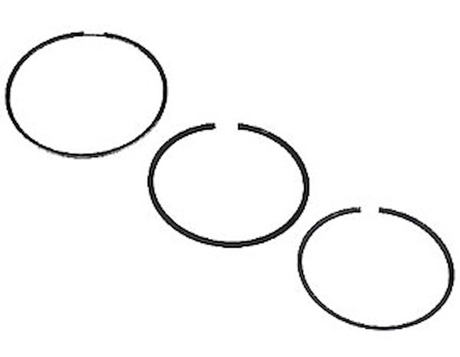 Low Tension Piston Ring Set Bore: 4.320"/File Fit: 4.325"