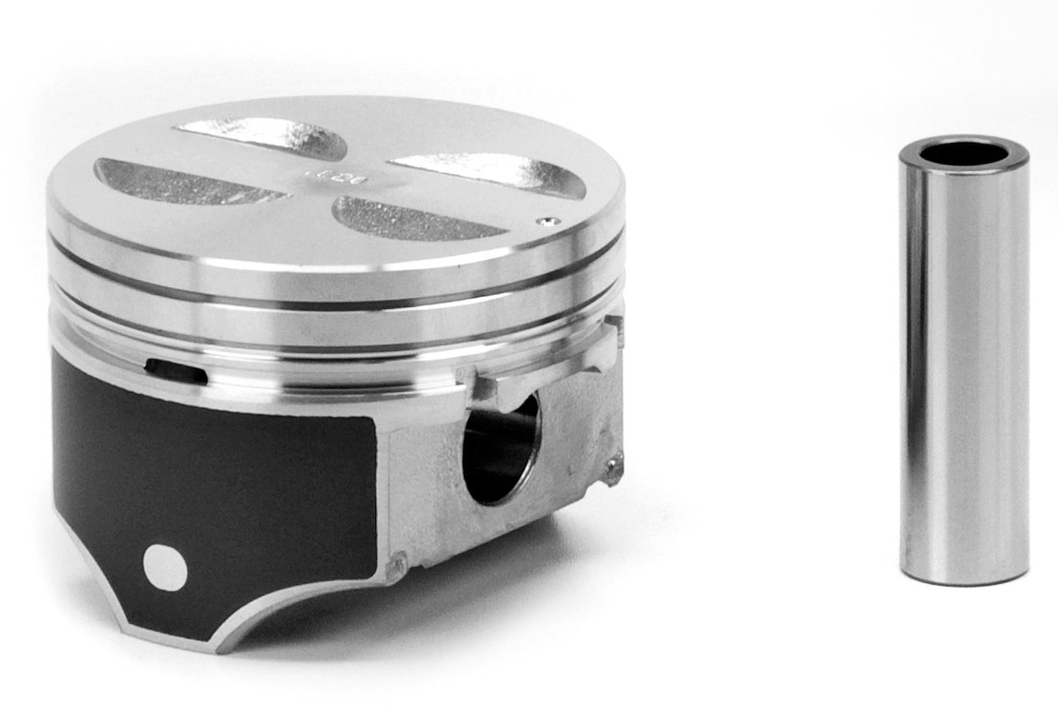 Single Silvolite Hyper-Coated Piston - 5.0L Ford V8 1996-00