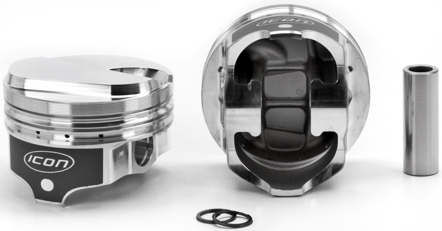 ICON Forged Single Piston - Chevy 454 Rod 6.135 cc Hollow Dome -27cc 1V