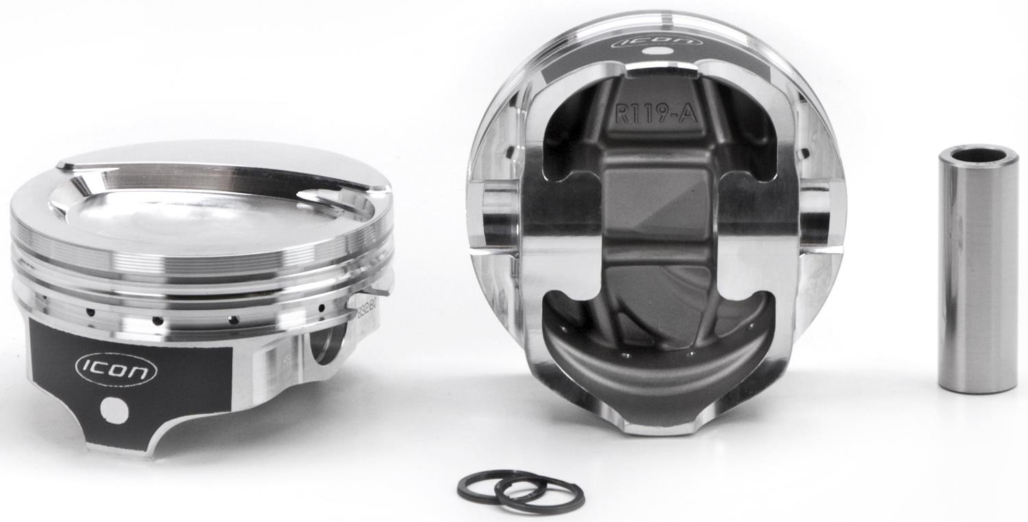 ICON Forged Piston - Ford 520 Rod 6.800 Dish 39cc 1V or Ford 545 Rod 6.700 Dish 39cc 1V