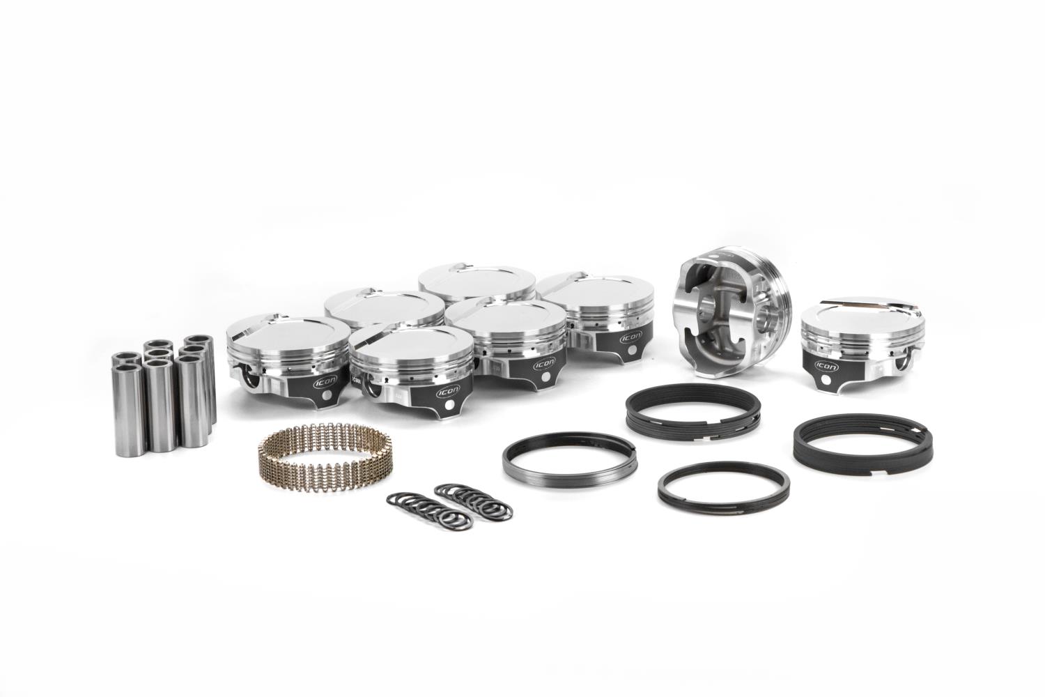 ICON Forged Piston - Ford 377C Rod 6.125 Step Dish 24cc 1V or Ford 402C Rod 6.000 Step Dish 24cc 1V