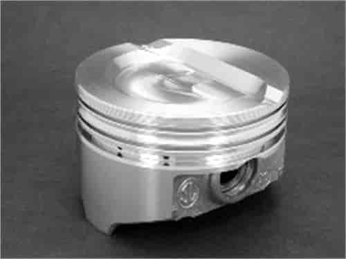 Chevy 4.3L V6 Hypereutectic Pistons & Rings Dish Top