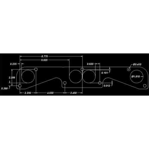 Header Gasket Stahl Outer Flange Gasket