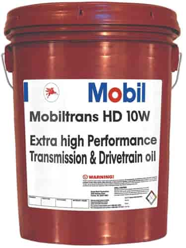 Mobiltrans HD 10W Transmission & Drivetrain Oil, 5 Gal.