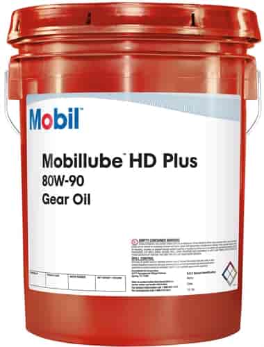 Mobil 1 102510: Mobilube HD Plus Gear Lube 80W90, 5 Gallons. - JEGS