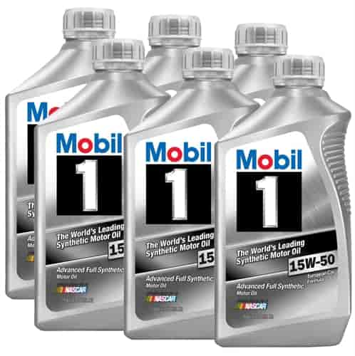 Mobil 1 122377: Full Synthetic Engine Oil 15W50 - JEGS High Performance