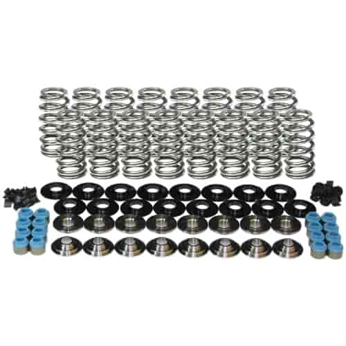 Super Finished NexTek H.P. Valve Spring Kit 7 Degree Titanium Retainers GM LS-series