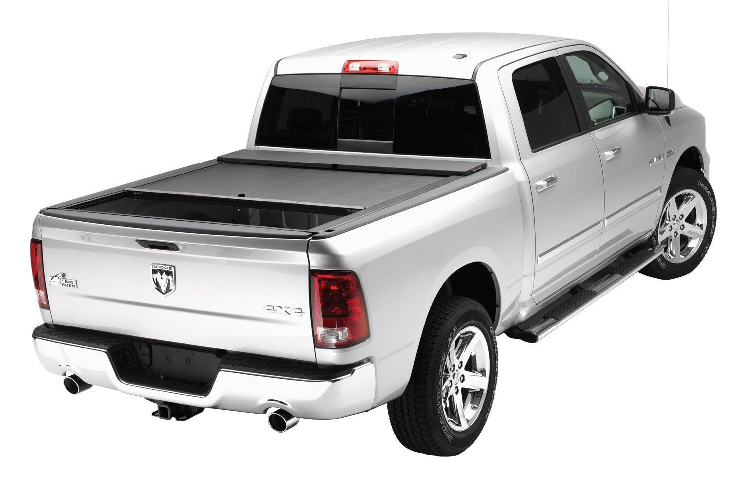 LG448M M-Series Locking Retractable Truck Bed Cover for Select Ram 1500/2500/3500, Dodge Ram 1500 [6.4 ft. Bed]