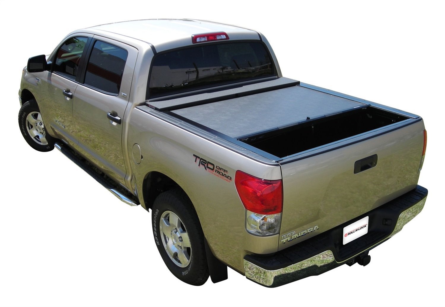 LG570M M-Series Locking Retractable Truck Bed Cover for 2007-2021 Toyota Tundra CrewMax [5.7 ft. Bed]