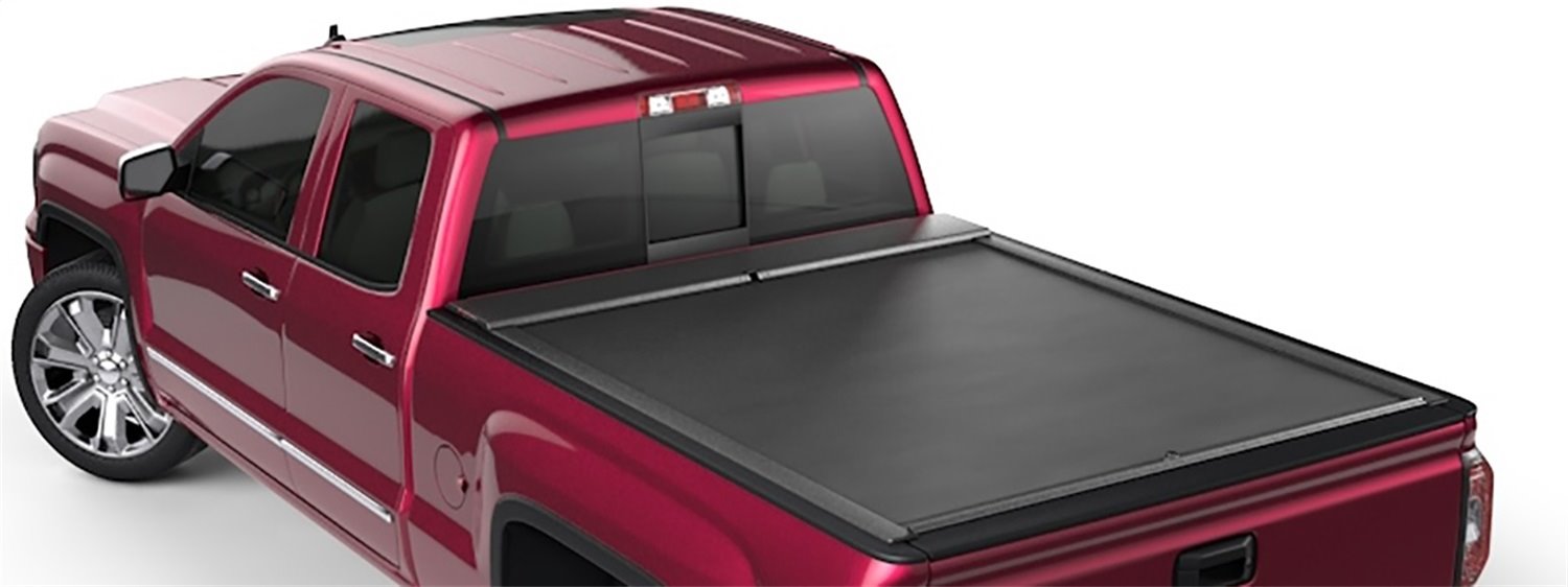 LG880M M-Series Locking Retractable Truck Bed Cover for Select Nissan Titan Crew Cab [5.5 ft. Bed]
