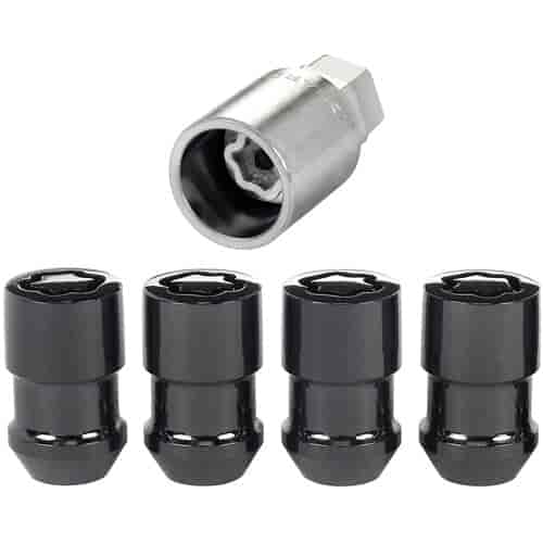 Mcgard Locking Lug Nuts Black Cone Seat Style Thread Size M12 X 1 5 Key Hex Size 3 4 Includes 4 Lug Nuts And 1 Key Jegs