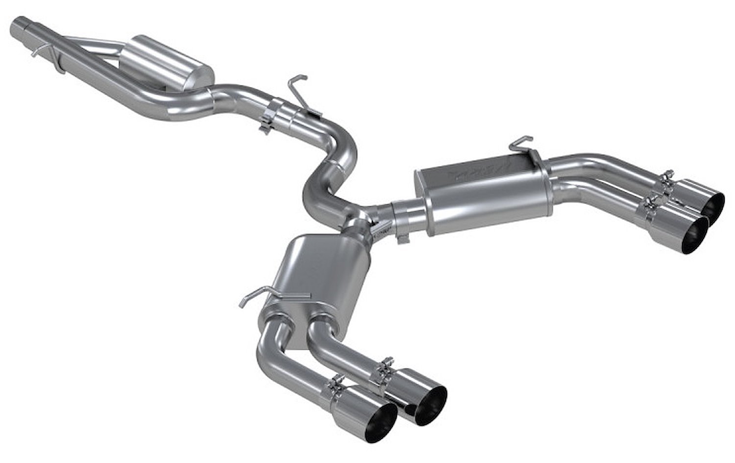 Pro Series Cat-Back Exhaust System for 2015-2018 Audi