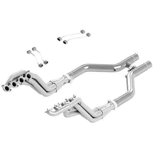 Mustang Long Tube Header H Pipe Kit 2011-14 Ford Mustang GT 5.0L