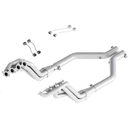 Mustang Long Tube Header H Pipe Kit 2015 Ford Mustang GT 5.0L