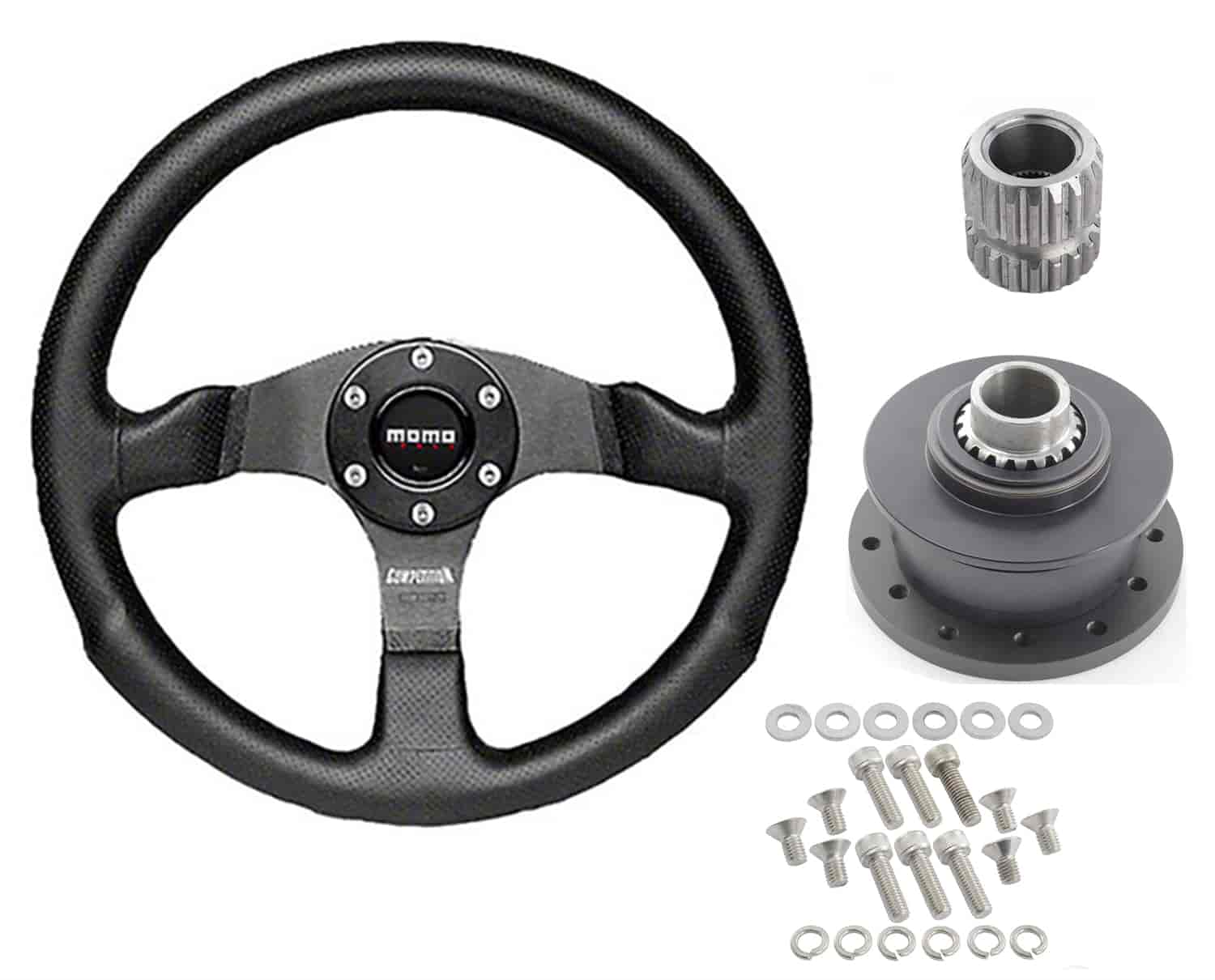 Competition Steering Wheel 350mm/13.780 in. Diameter W/Quick