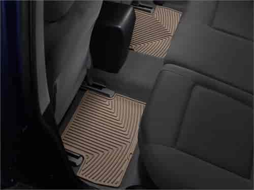 FRONT/REAR RUBBER MATS TA FORD F-150 2009-2011 SUPERCAB EXTENDED CAB