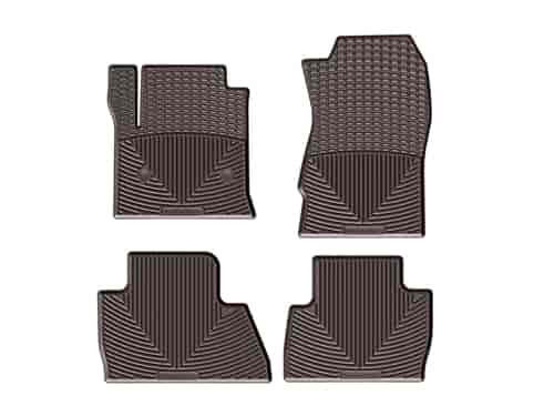 FRONT/REAR RUBBER MATS BL CADILLAC ESCALADE 2015-2017