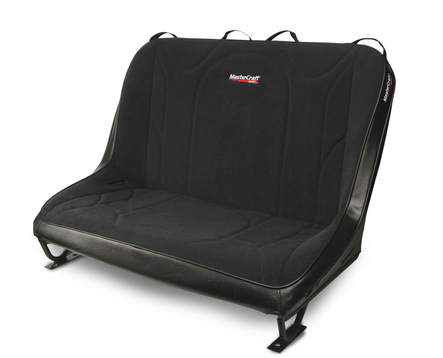 310214 36 in. Rubicon Rear Bench w/o Headrest, 1987-1995 Jeep YJ, Black w/Black Center & Black Side Panels