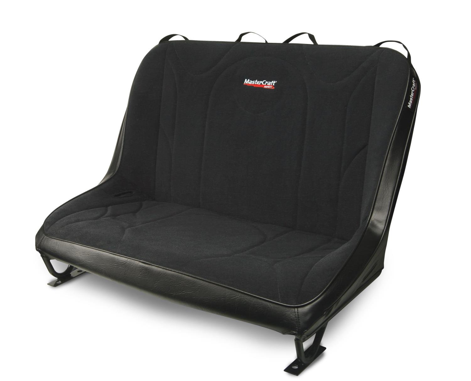 310234 36 in. Rubicon Rear Bench w/o Headrest, 1976-1986 Jeep CJ, Black w/Black Center & Black Side Panels