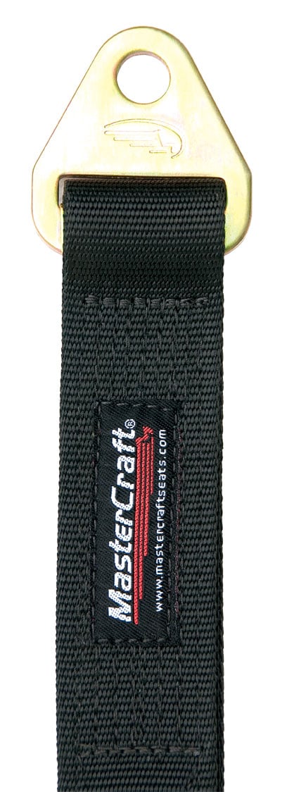 326504 Limit Strap, Triple layer, Tab ends with 9/16 in. hole, Black, Length - 26.500 in.