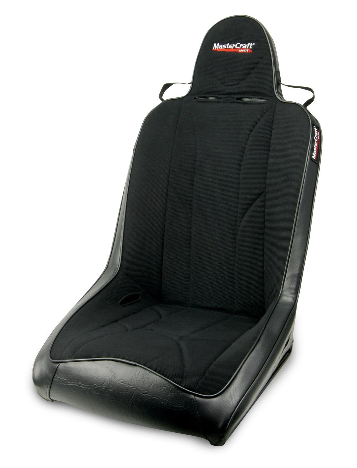 524114 Rubicon w/Fixed Headrest, Black w/Black Center & Black Side Panels w/BRS Stitch Pattern
