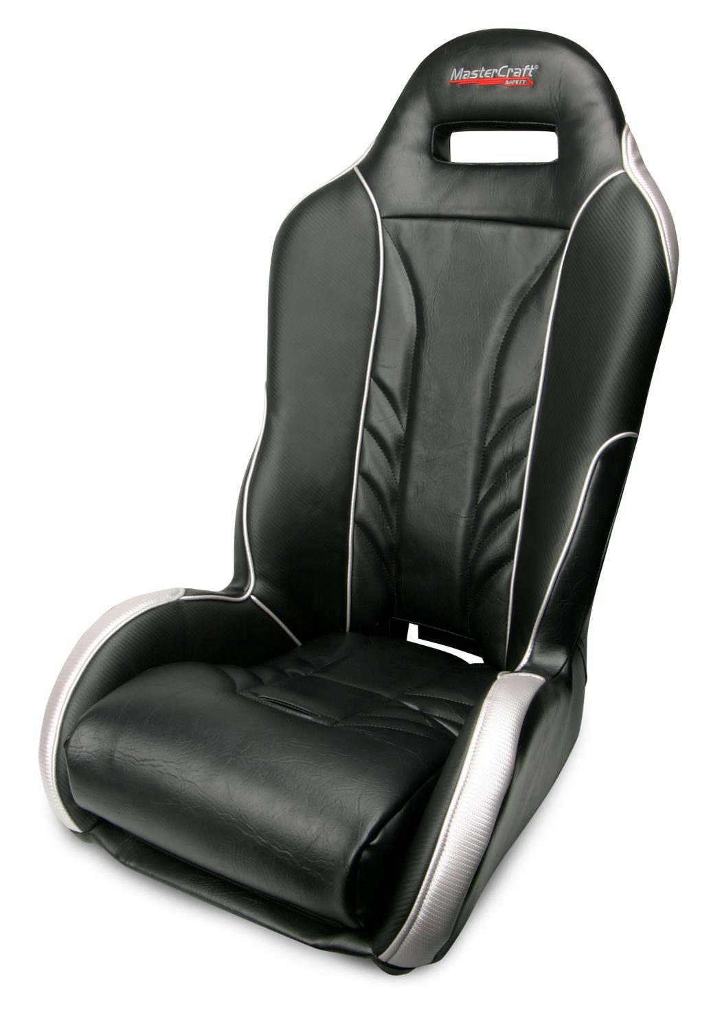 573404 S2/4 w/Fixed Headrest, All Vinyl Black w/Black Center & Black Side Panels, Silver Trim, Universal