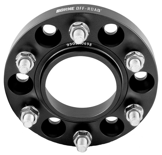 Borne Off-Road 6 x 139.7 mm Wheel Spacers [1.2 in. Thick] 2003-2019 Lexus GX460/GX470, Select 1995-2020 Toyota Truck/SUV [Black]